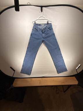 Wrangler Advanced Comfort Men's Blue Jeans Size 34x32